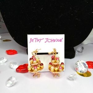 Betsey johnson cupcakes earings